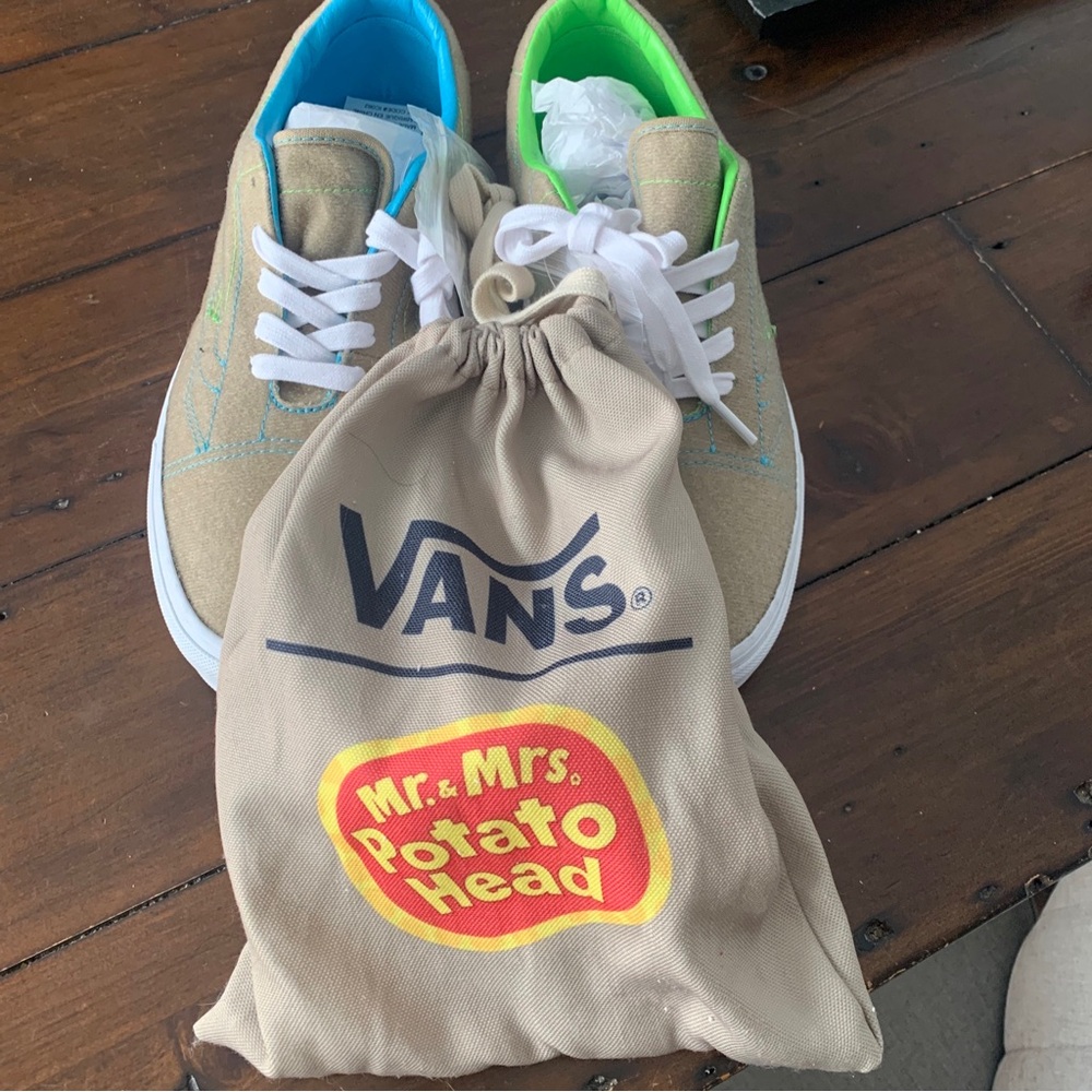 Super Rare Vans x Mr. & Mrs. Potato Head sneakers. Size 10.5
